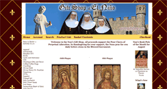 Desktop Screenshot of nunsgiftshop.com